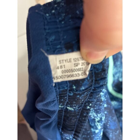 Under Amour running shorts  Womens Splatter Print  Blue Teal Lightweight m - Picture 6 of 9